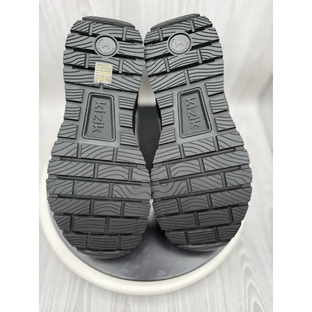 Kizik Suncrest Mens Size 10.5 High-Top Graphite Gray Hands Free Hiking Boots